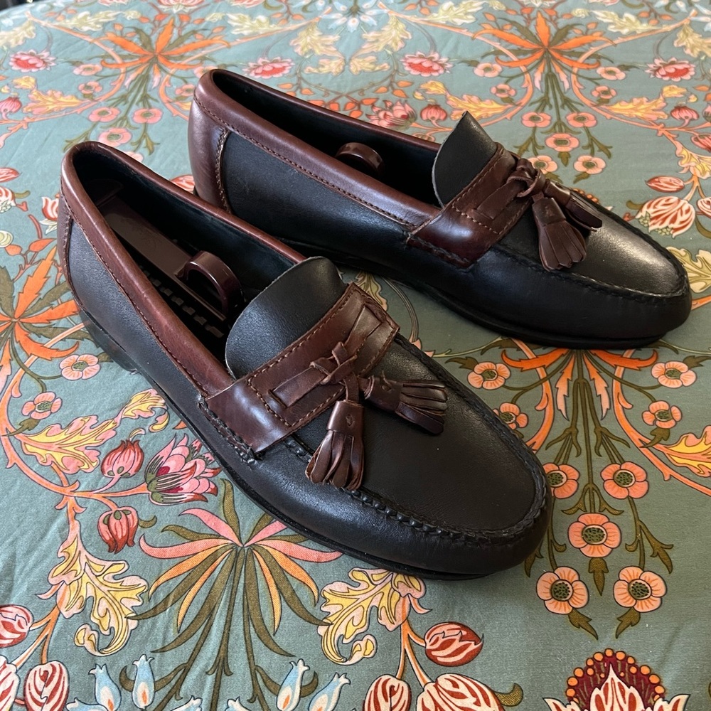 Leather loafers